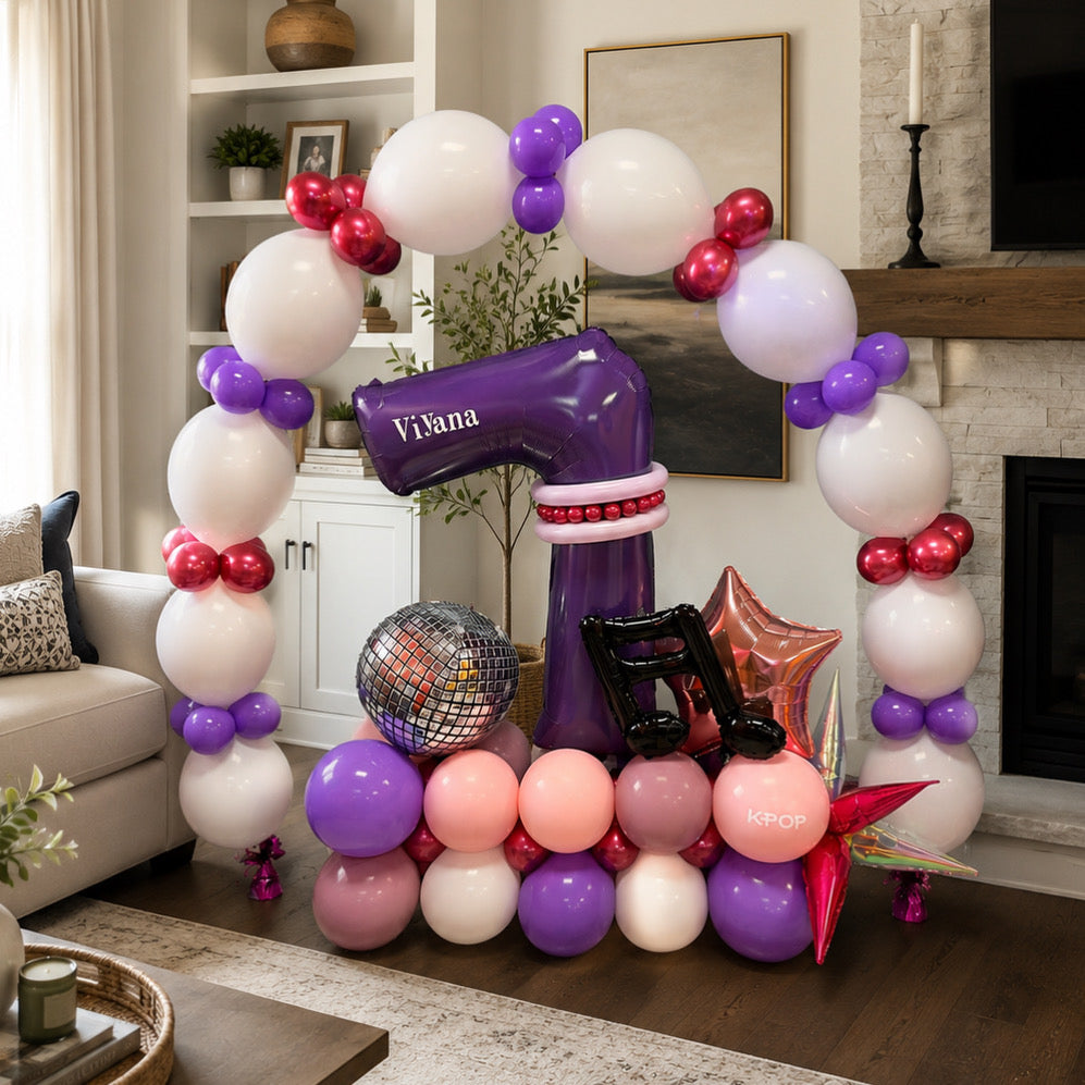 Custom Birthday Balloon Photo Frame