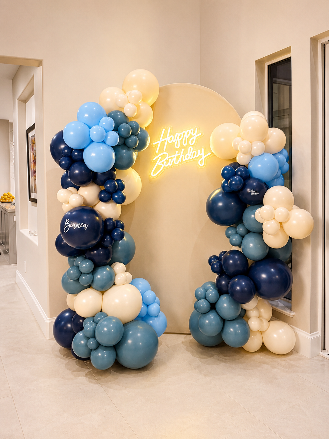 Premium Wood Arch Balloon Backdrop