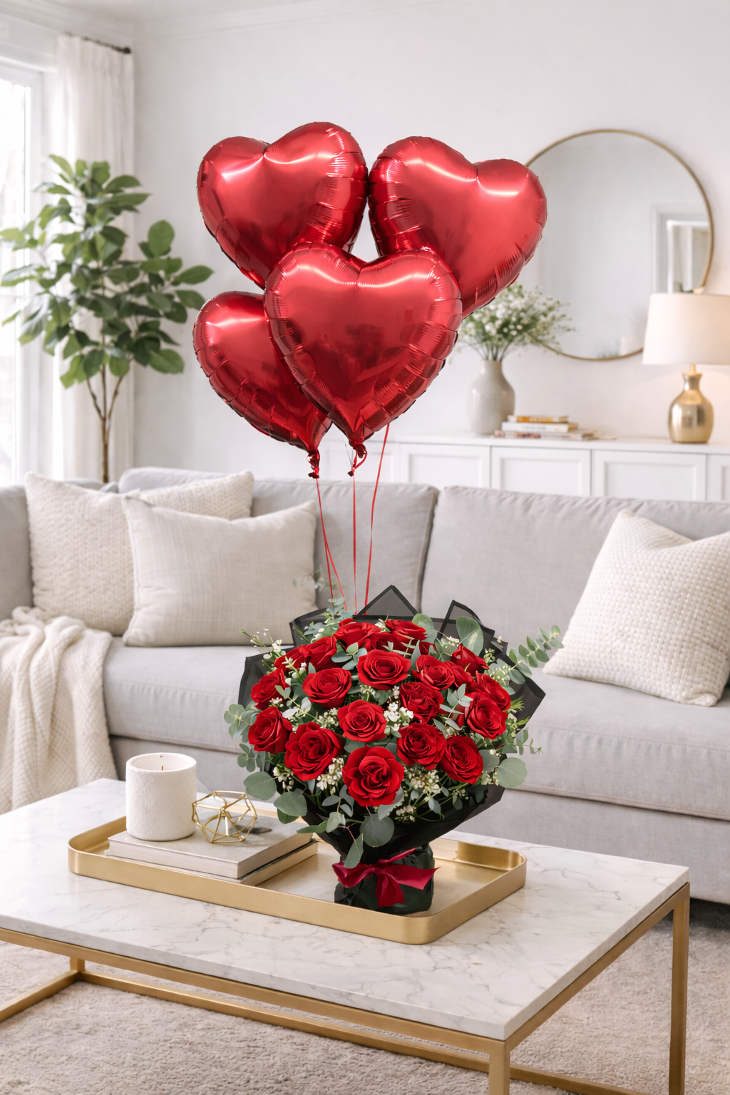 Luxury Rose & Balloon Collection