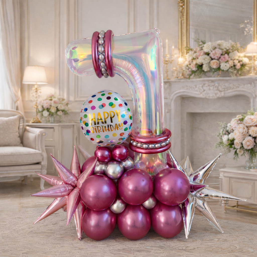 Luxury Number Balloon Arrangement