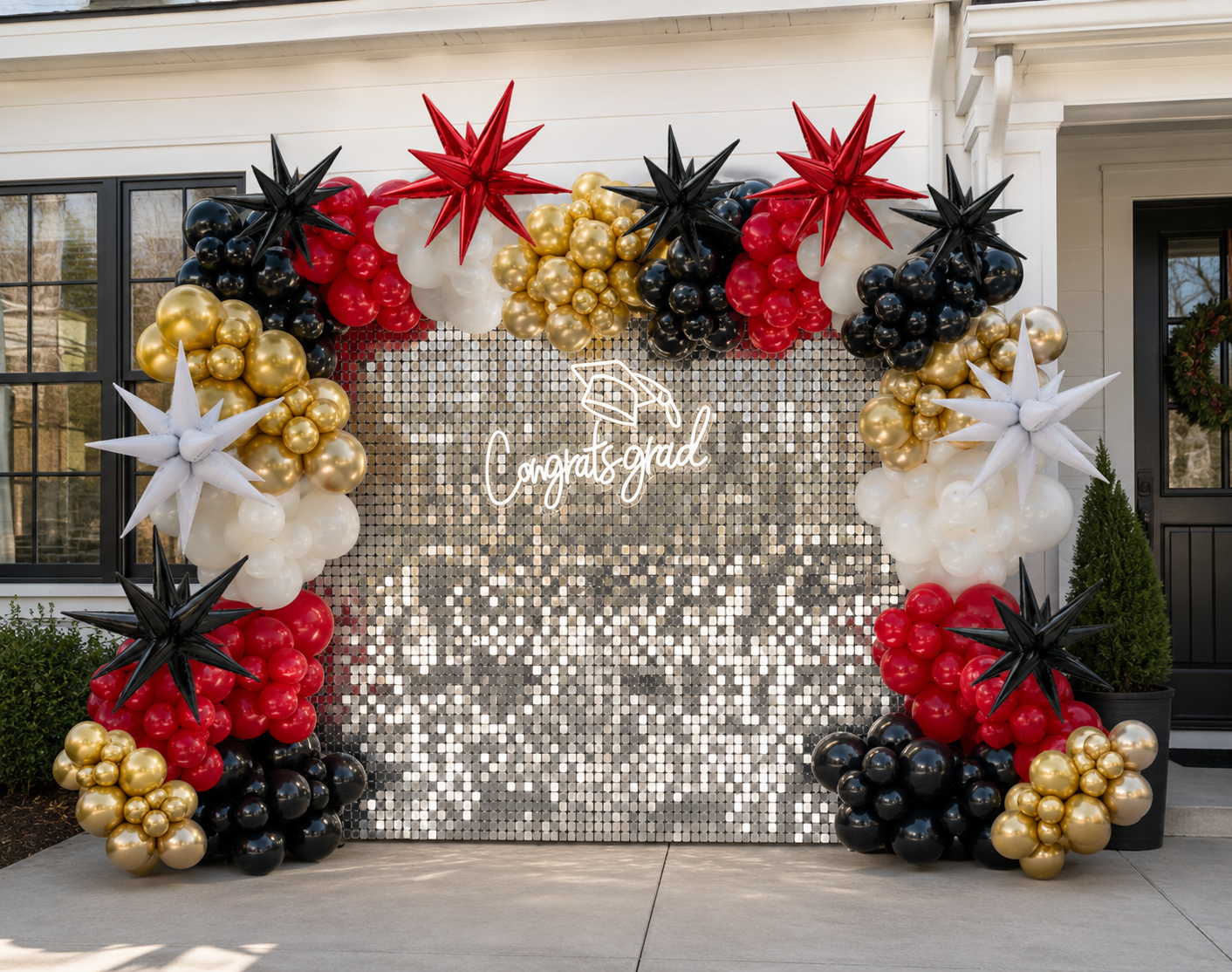 Deluxe Graduation Shimmer Wall Display
