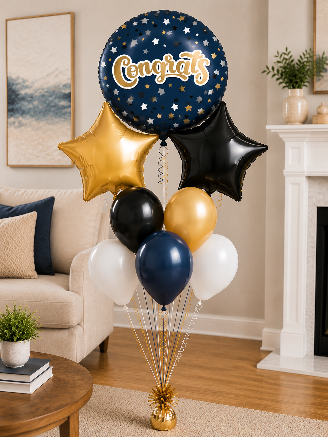 Congrats Star Balloon Bouquet