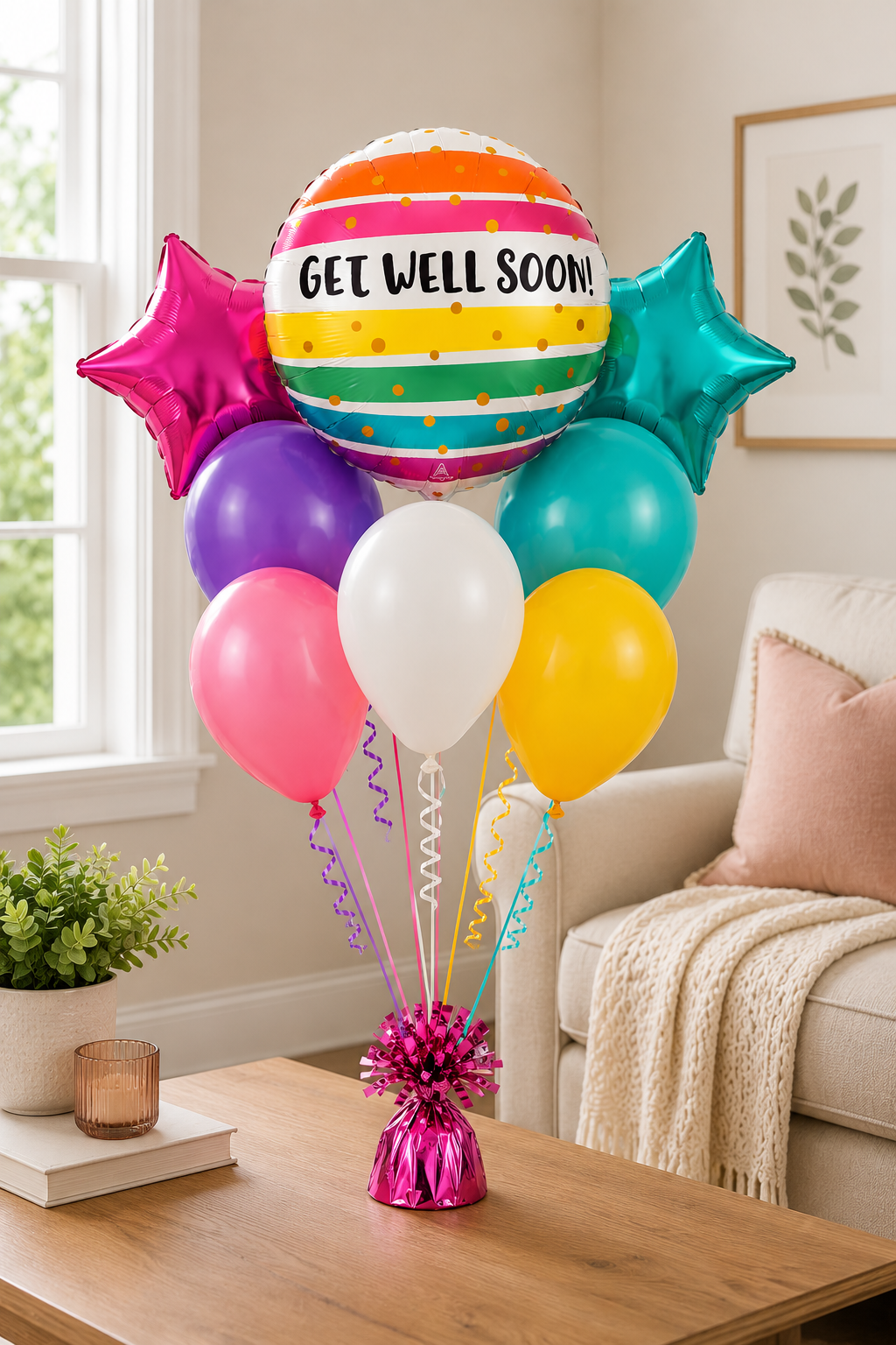 Get Well Soon Balloon Bouquet