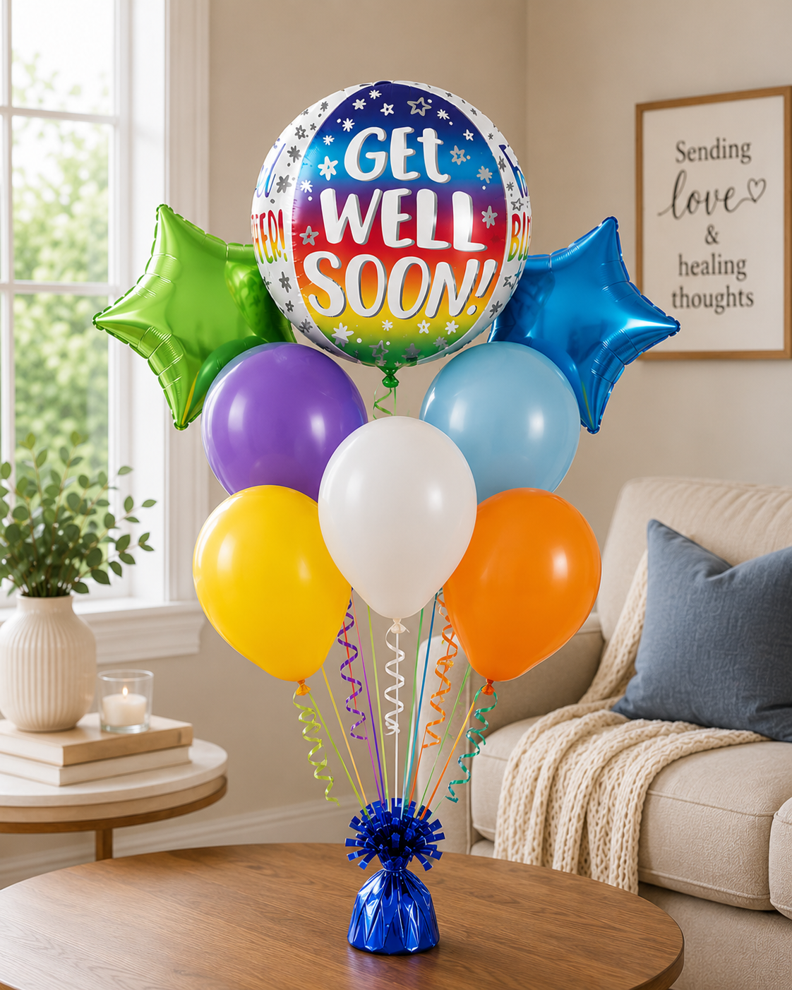Get Well Soon Balloon Bouquet ORBZ