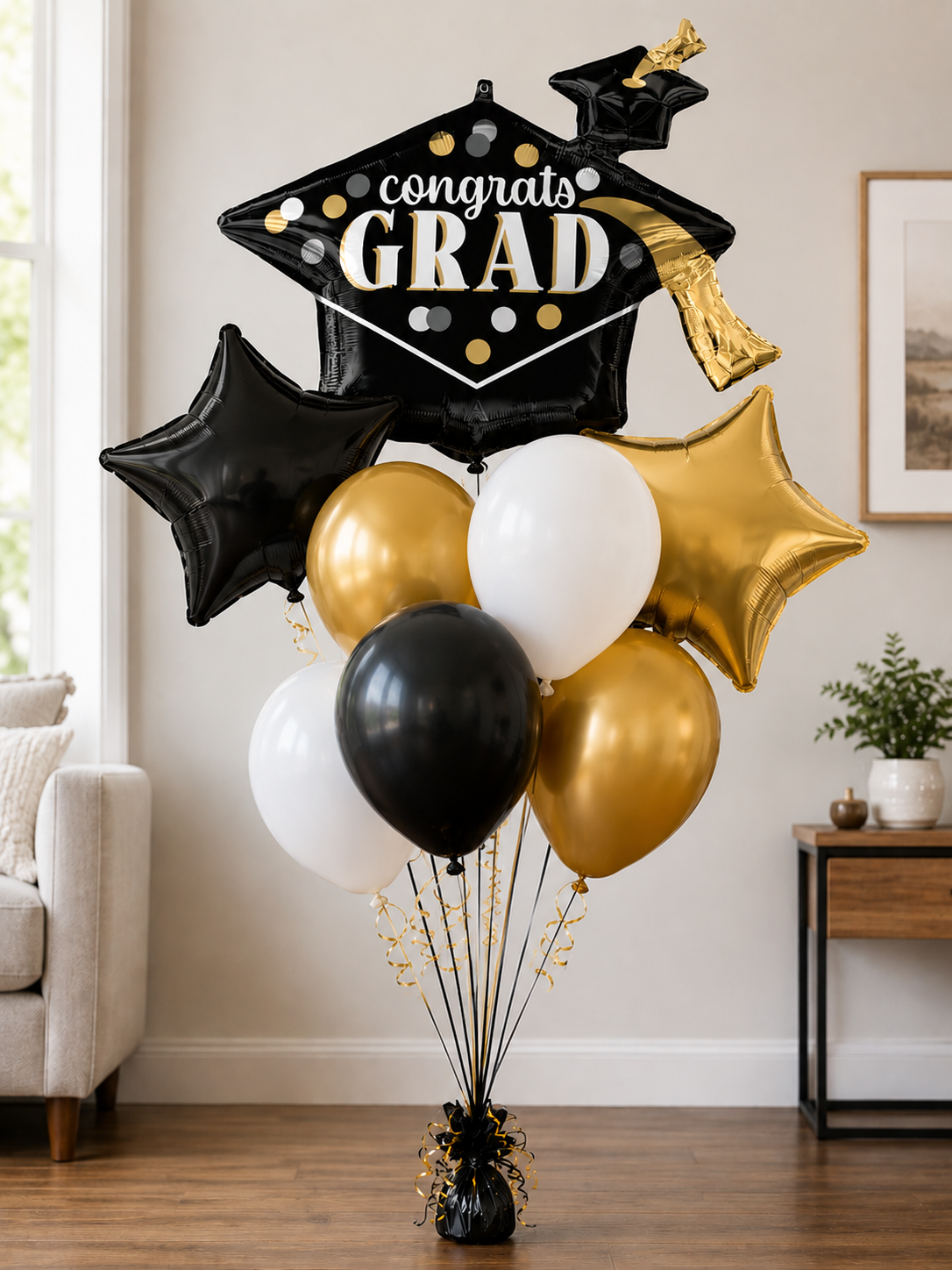 Oversized Jumbo 35" Congrats Grad Hat Balloon