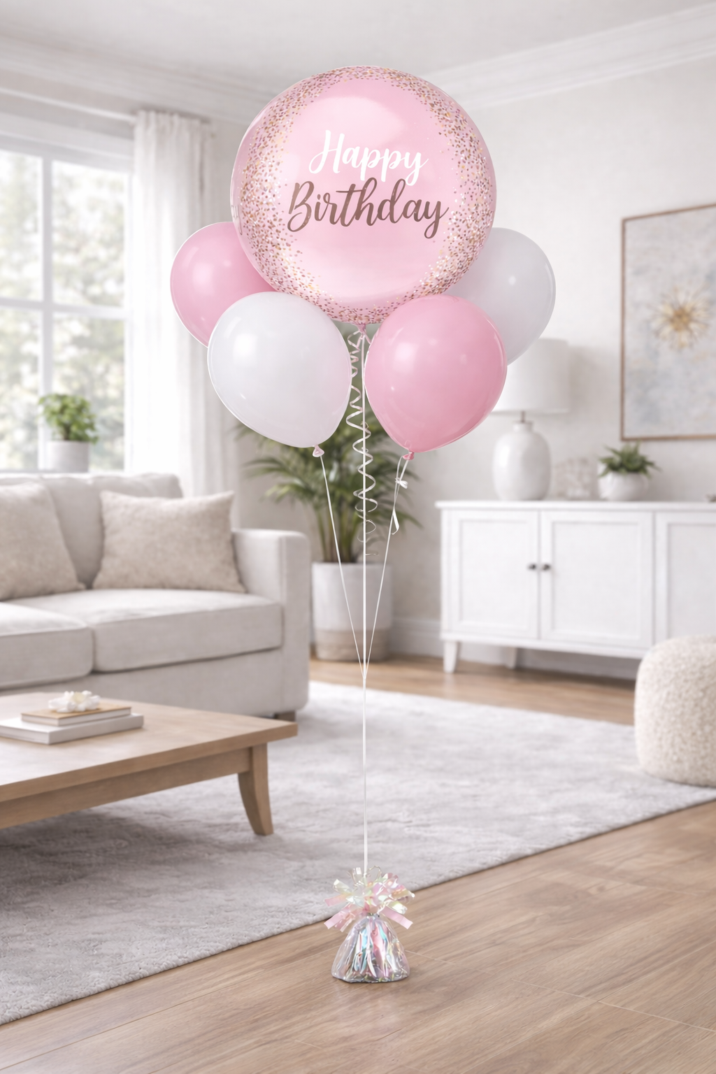 Birthday Balloon Bouquet Pink