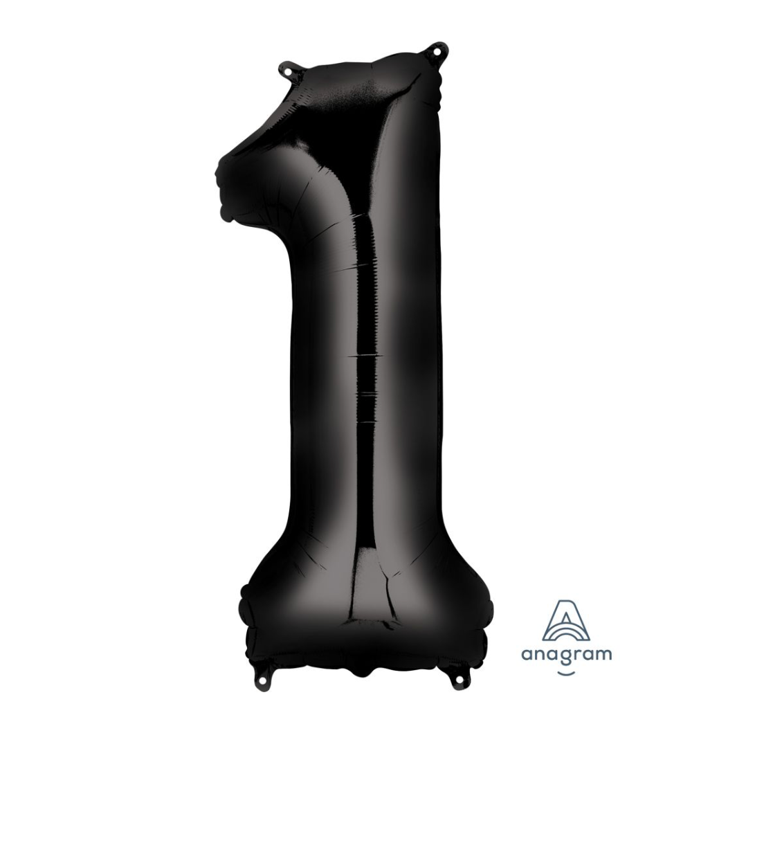 34" Black Number 1 Balloon