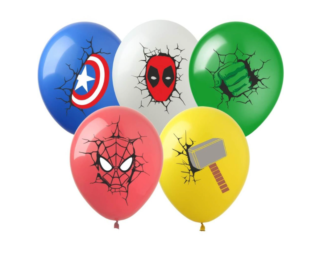 Superhero Balloon Bouquet Set