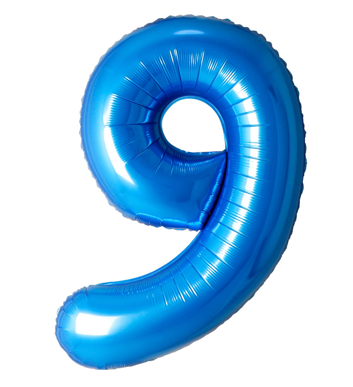 34" Blue Number 9 Airise Balloon