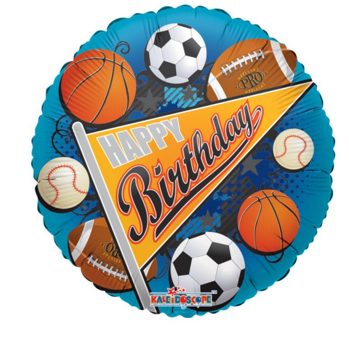 18" Birthday Sports Pennant Balloon