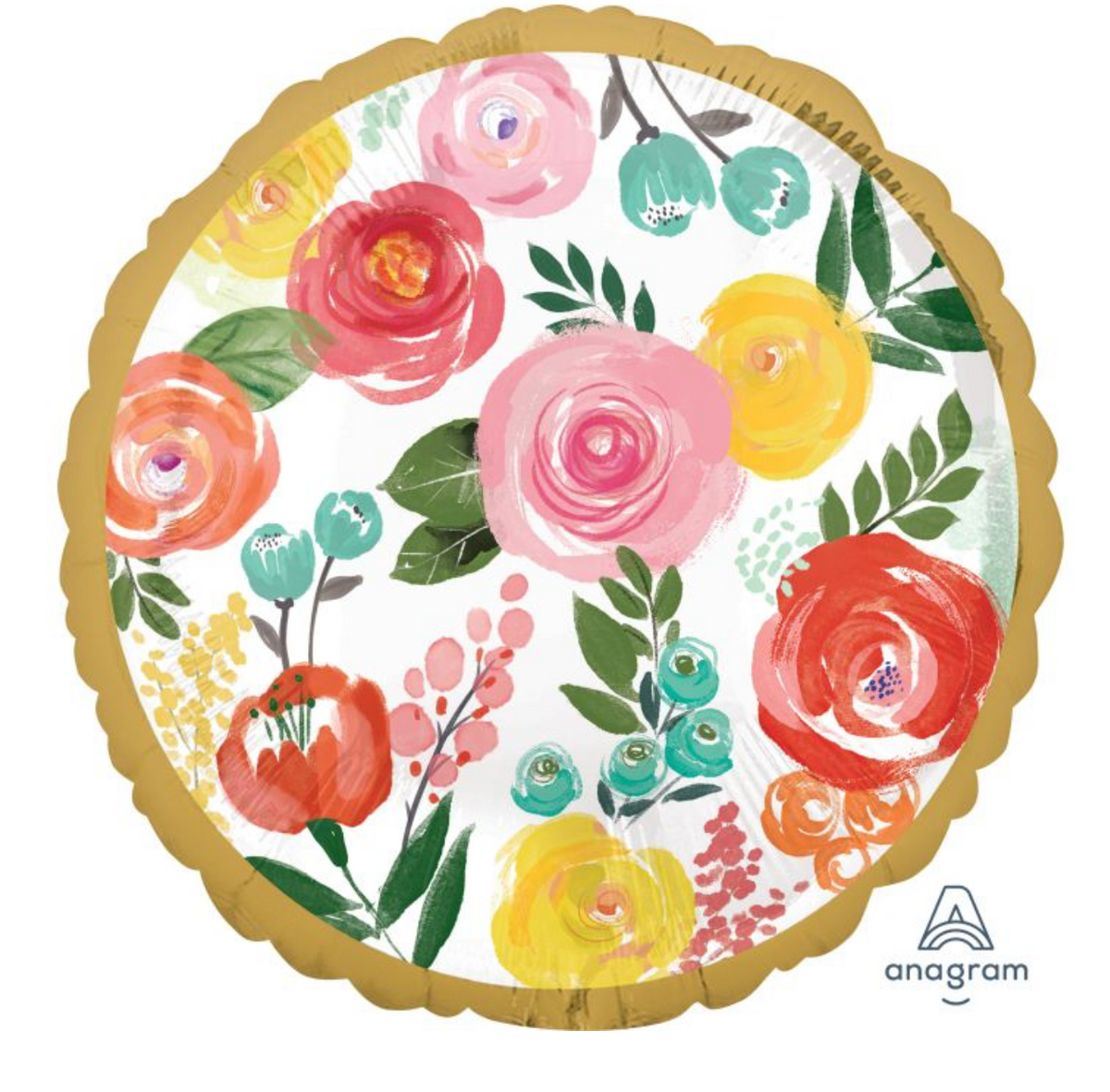 18" Bright Florals Balloon