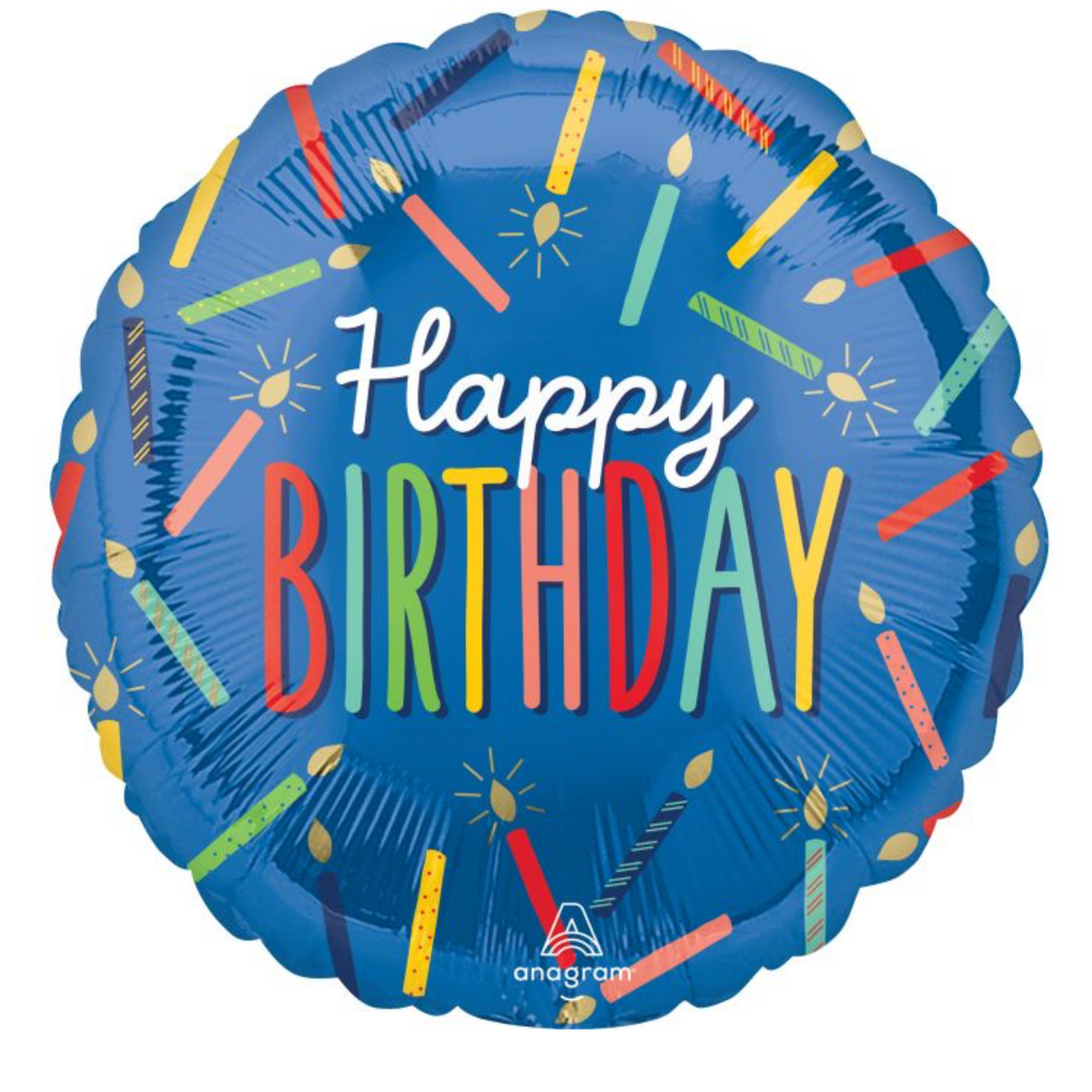 Standard Happy Birthday Candles Balloon
