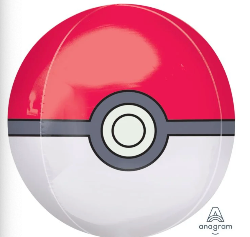 16" Orbz Pokeball Balloon