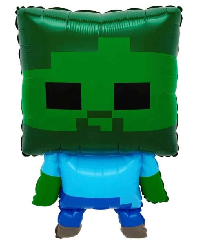 25" Minecraft Zombie Balloon