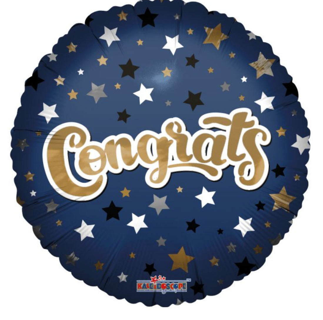 18" Congrats Stars Balloon