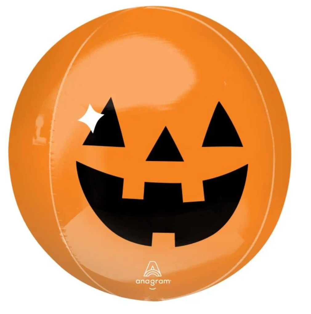 16" Orbz Haunted Manor Pumpkin Balloon
