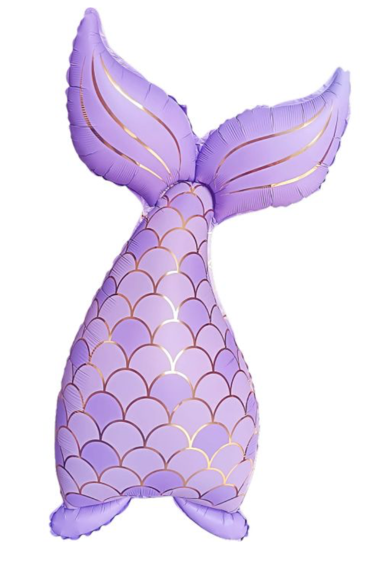 39" Lilac Mermaid Tail Balloon