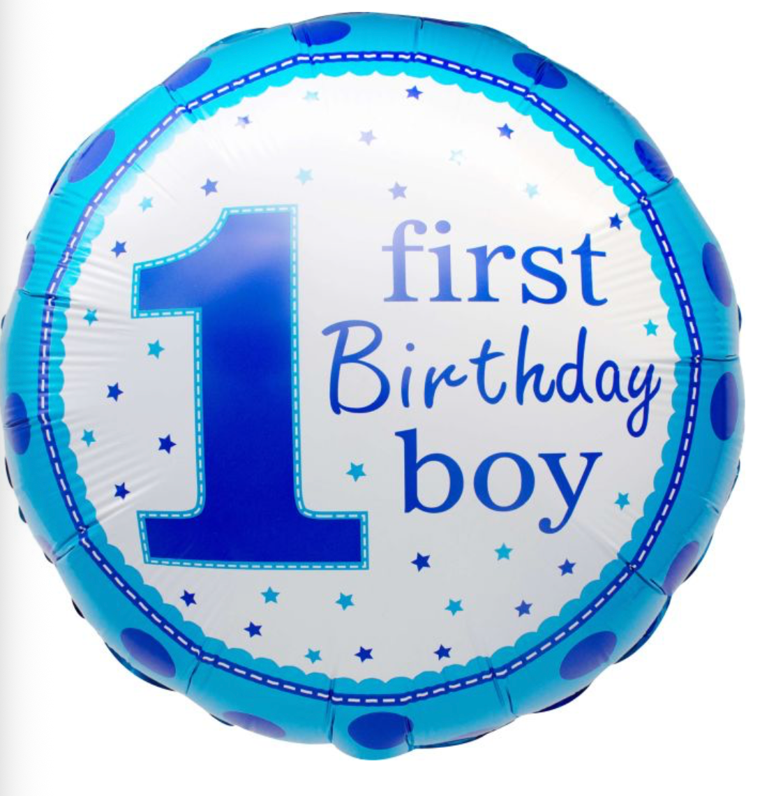 18" 1 First Birthday Boy Balloon