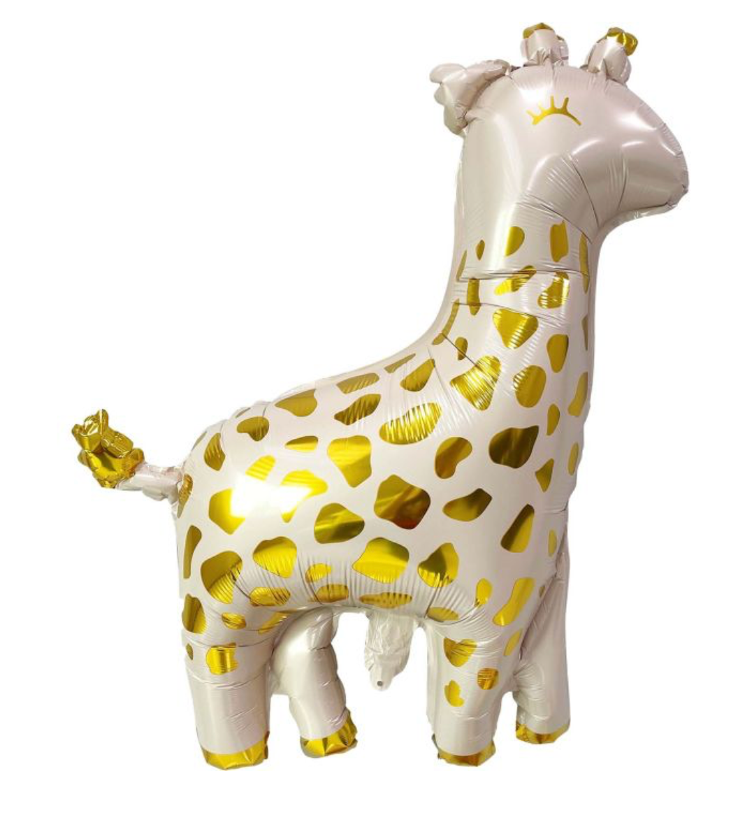32" Giraffe White Balloon - AIR ONLY