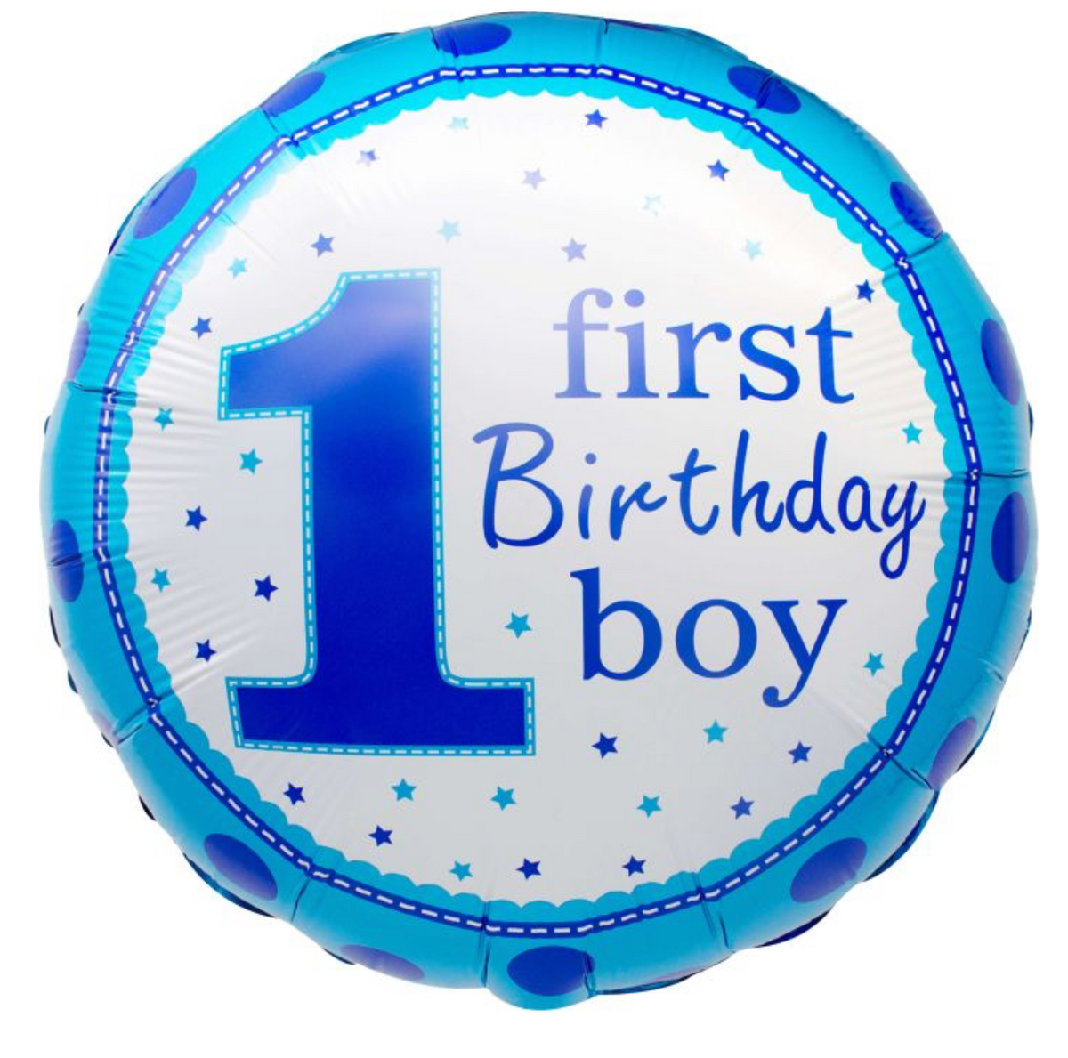 18" 1 First Birthday Boy Balloon