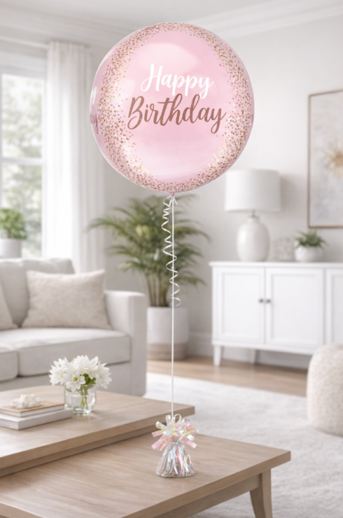 Birthday Balloon Bouquet Pink